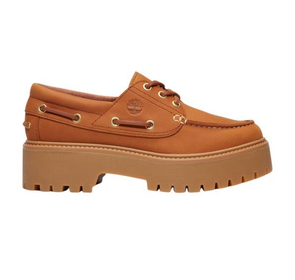 B0A2GVFEM71-R Timberland Stone Street Boat Shoe Kadın Spor Ayakkabı Turuncu - Image 1