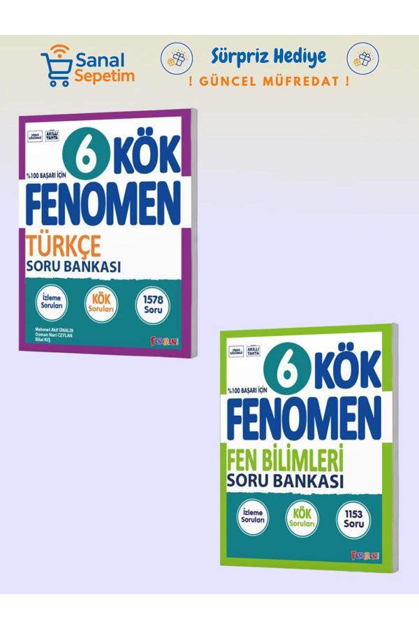 6. Sınıf Kök Türkçe - Fen Bilimleri Soru Bankası - Fenomen Yayıncılık - Image 1