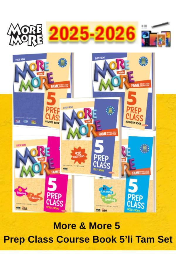 More & More 2025-2026 5.Sınıf 5 Prep Class Course Book 5’Li Tam Set+Android Kalem(5 Kitap) - Fenomen Yayıncılık - Image 1
