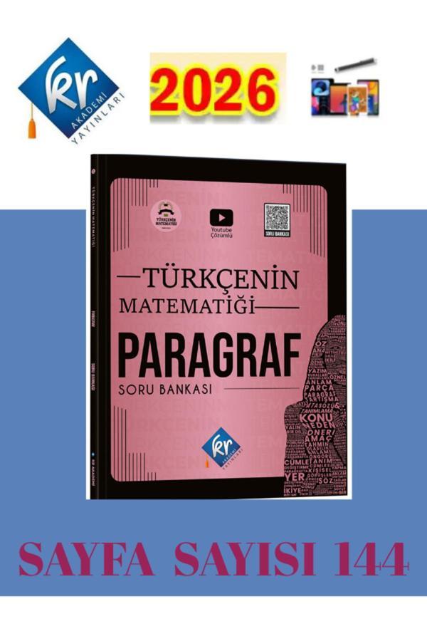 Kr Akademi 2025-2026 Müfredat Gamze Hoca Türkçenin Matematiği Paragraf Soru Bankası - KR Akademi - Image 1