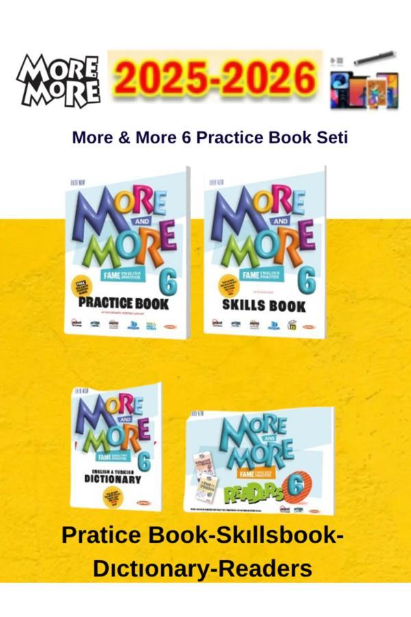 More & More 2025-2026 6.Sınıf 6 Practice Book Seti(%100 Yeni Müfredat)+Android Kalem - Fenomen Yayıncılık - Image 1