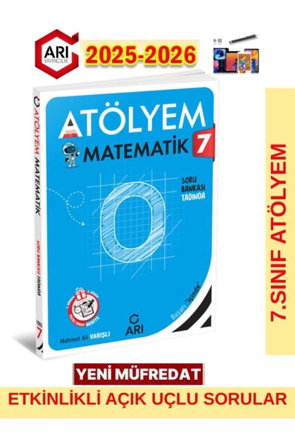 Arı 7.Sınıf 2025-2026 Müfredat Atölyem Matemito Serisi Matematik Soru Bankası+Dokunmatik Kalem - Arı Yayıncılık - Image 1
