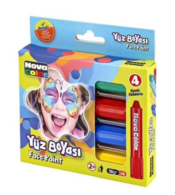 Nova Color Yüz Boyası 4Lü - 2 set - Image 1