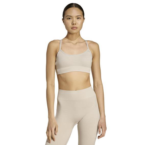 JX3897-K adidas We Knıt Ls Bra Kadın B&uuml;stiyer S&uuml;tl&uuml; Kahve - Image 1