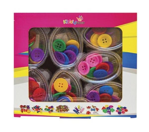 Kiddy World Düğme Büyük 7 li - 5 kutu - Image 1