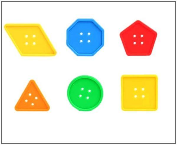 Kiddy World Geometri Düğme 10 lu - 6 Kutu - Image 1