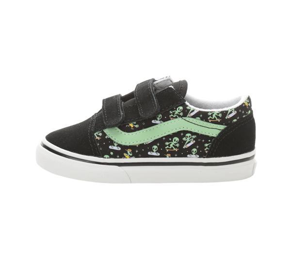 000CTGYJ71-R Vans Old Skool V Bebek Spor Ayakkabı Siyah - Image 1