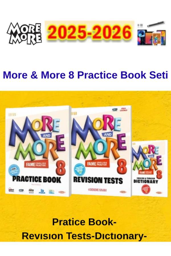 More & More 2025-2026 8.Sınıf 8 Practice Book Seti+Android Kalem - Fenomen Yayıncılık - Image 1