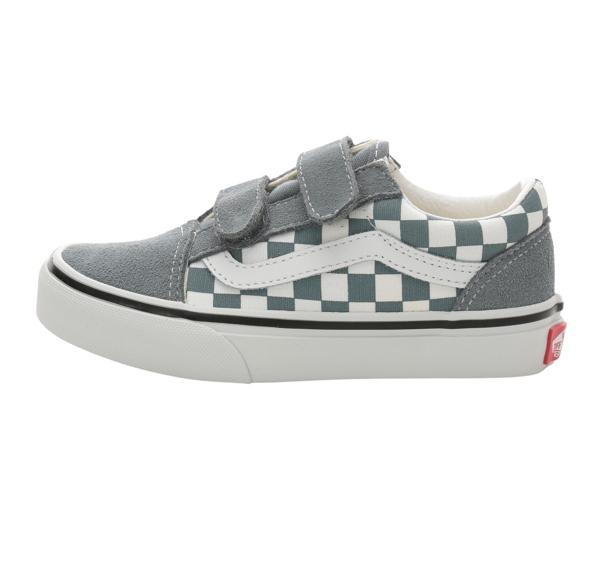 000CYARV21-R Vans Old Skool V &Ccedil;ocuk Spor Ayakkabı Gri - Image 1