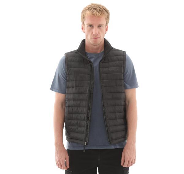 B0A5WPF0011-R Timberland Axıs Peak Durable Water Repellent Vest Erkek Yelek Siyah - Image 1