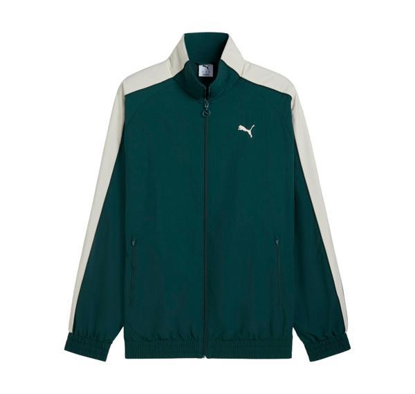 629593-75 Puma T7 Oversized Track Jacket Ceket Yeşil - Image 1