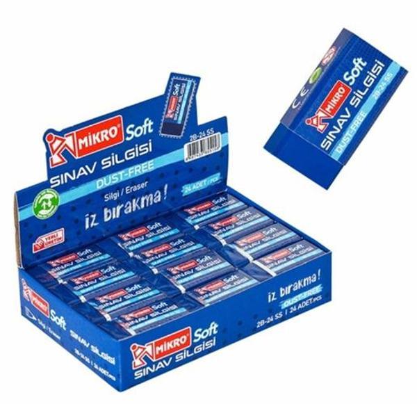 Mikro Soft Sınav Silgisi Büyük Kaliteli - 4 adet - Image 1