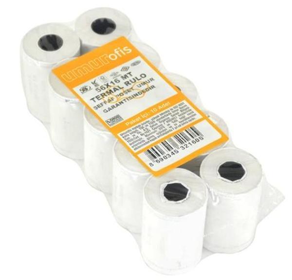 Umur Termal Rulo 56X16Mt Pos Rulosu 10 lu - 3 paket - Image 1