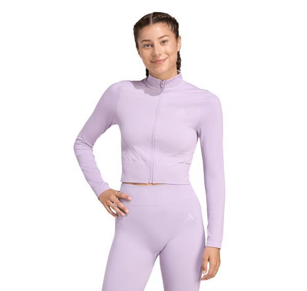JX3916-K adidas We Knıt Jkt Kadın Ceket Mor - Image 1