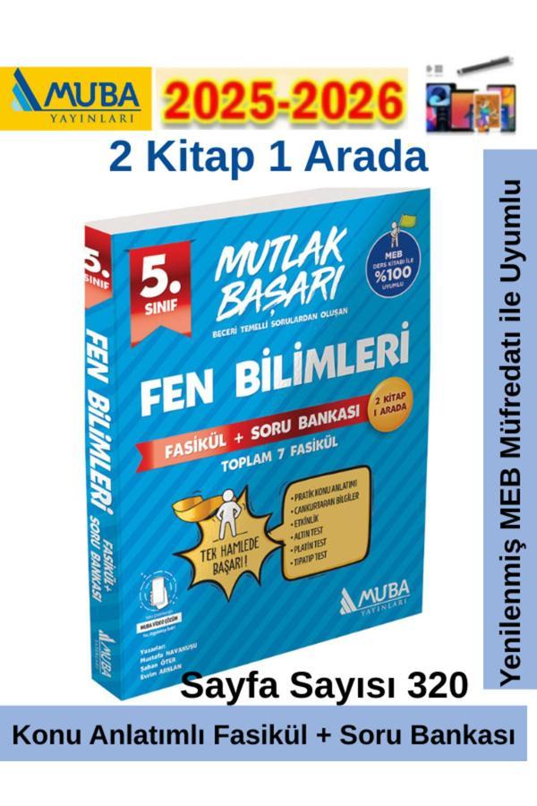 Muba Yayınları Mutlak Başarı 5.Sınıf Fen Konu Anlatımlı Fasikül+Soru Bankası Seti+Android Kalem - Muba Yayınları - Image 1