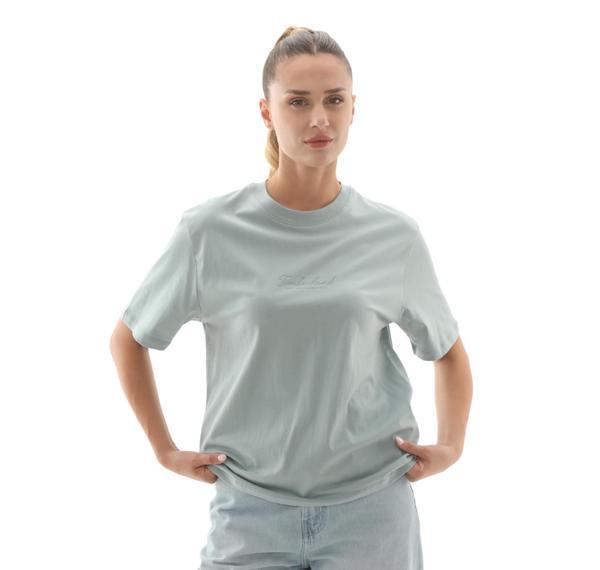 B0A424BEYM1-R Timberland Lush Comfort Short-Sleeve Tee Kadın T-Shirt A&ccedil;ık Mavi - Image 1