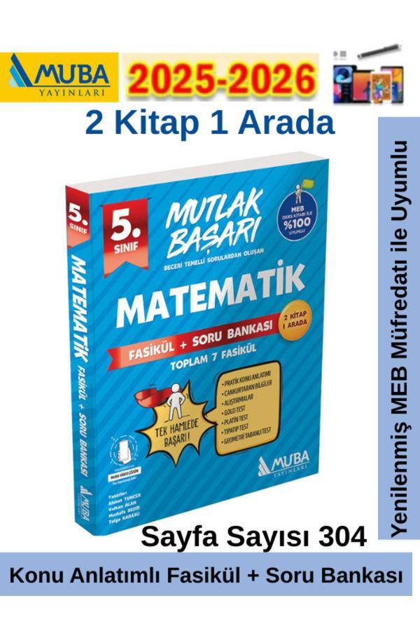 Muba Yayınları Mutlak Başarı 5.Sınıf Matematik Konu Anlatımlı Fasikül+Soru Bankası Seti+Kalem - Muba Yayınları - Image 1