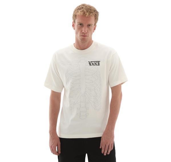000PJTC9F1-R Vans Mte Ribcage Reversible Ss Tee Erkek T-Shirt Beyaz - Image 1