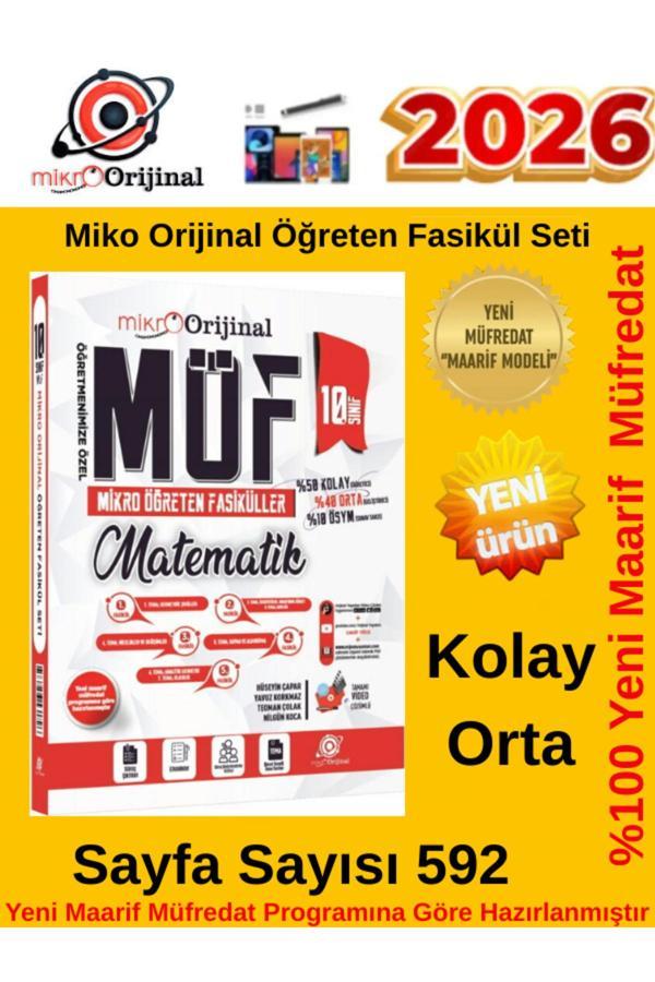 2026 10.Sınıf Mikro Orijinal Konu Anlatımlı Öğreten Set(Möf)Kolay-Orta+Android Kalem - Orijinal Yayınları - Image 1