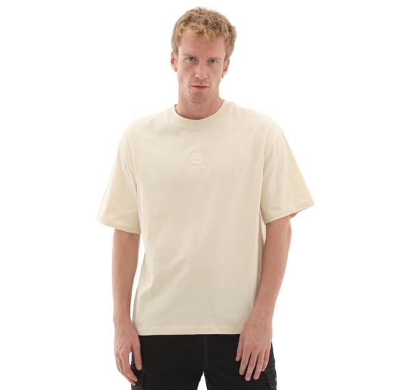 B0A5MNTEFL1-R Timberland Hampthon Tonal Stack Logo Tee Erkek T-Shirt S&uuml;tl&uuml; Kahve - Image 1