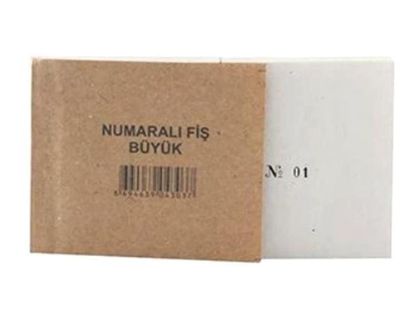 Numaralı Fiş Büyük - 6 adet - Image 1