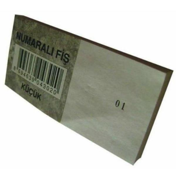 Folix Numaralı Fiş Küçük - 12 adet - Image 1