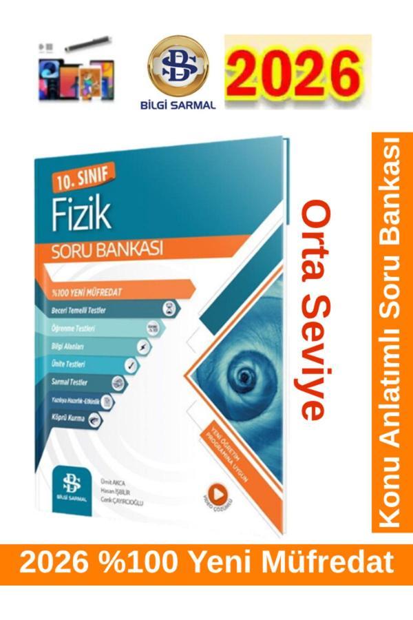 Bilgi Sarmal 2026 10.Sınıf Fizik %100 Yeni Müfredat Soru Bankası+Android Kalem - Bilgi Sarmal Yayınları - Image 1