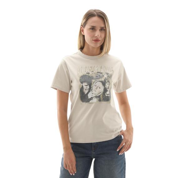 JX1282-K adidas 20Th Century Fox Disney Kadın T-Shirt Bej - Image 1
