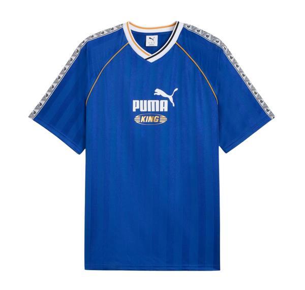 632563-13 Puma Kıng Relaxed Football Jersey T-Shirt Lacivert - Image 1