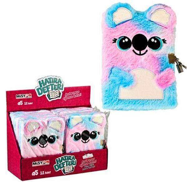 Peluş Hatıra Defteri Kilitli Koala - Image 1