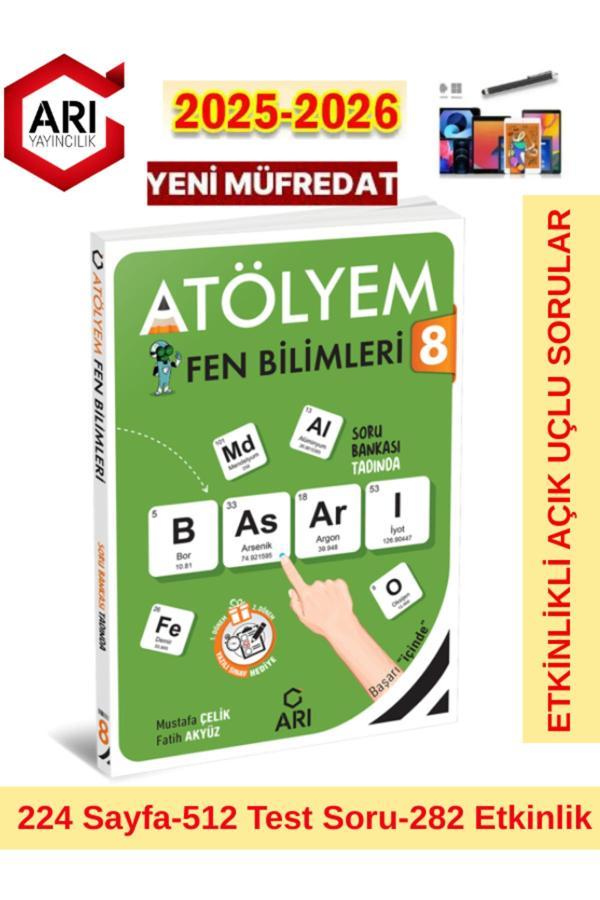 Arı Yayınları 2025-2026 Atölyem Serisi Fen Bilimleri Fenito Soru Bankası Dokunmatik Kalem - Arı Yayıncılık - Image 1