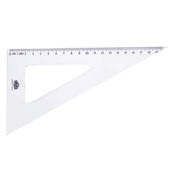 Gönye 26/60 Şeffaf Plastik - 2 adet - Image 1