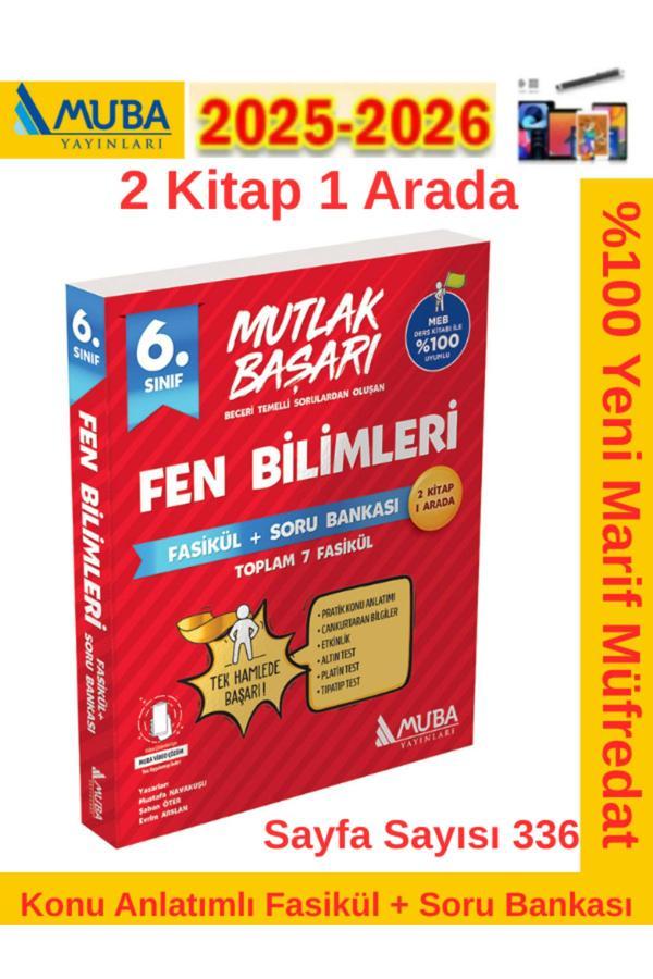Muba Yayınları Mutlak Başarı 6.Sınıf Fen Konu Anlatımlı Fasikül+Soru Bankası Seti+Android Kalem - Muba Yayınları - Image 1