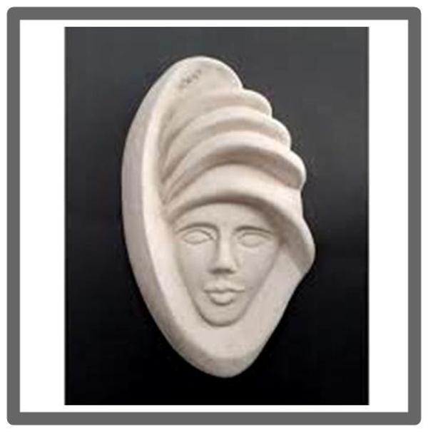 Seramik Mask Kız Kafası - Image 1