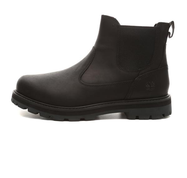 B0A6A4WW021-R Timberland Brıtton Road Mıd Chelsea Boot Erkek Bot Ve &Ccedil;izme Siyah - Image 1