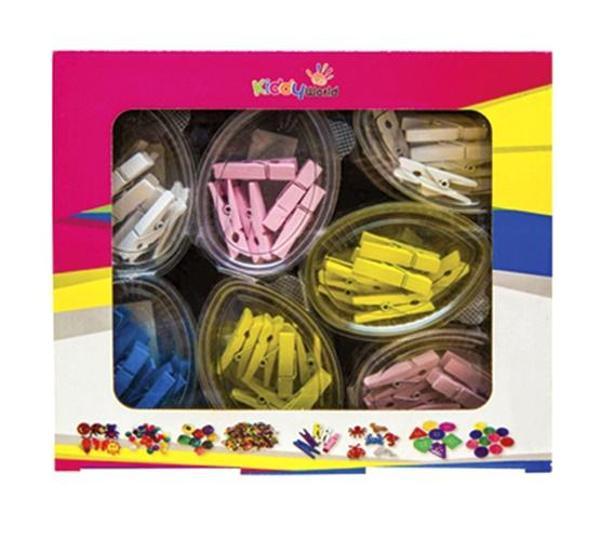 Kiddy World Ahşap Mandal Küçük - 4 paket - Image 1
