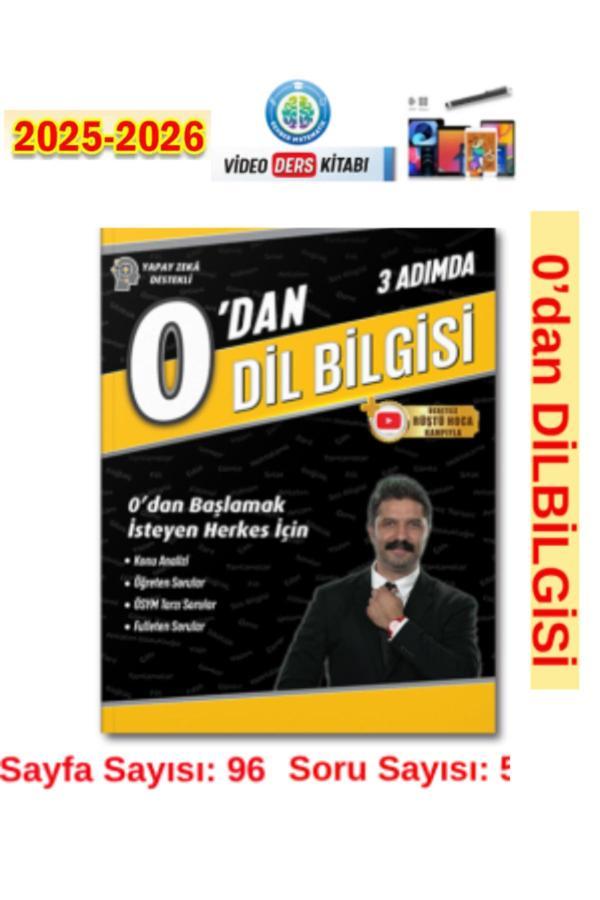 Rehber Matematik 2025-2026 Rüştü Hoca O Dan Başlayanlar Dilbilgisi Video Anlatımlı Soru Bankası - Rehber Matematik - Image 1