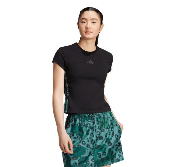 JM1850-K adidas W Aop Tee Kadın T-Shirt Siyah - Image 1