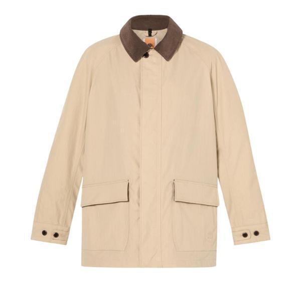 B0A44GBY941-R Timberland Waterproof Barn Coat Erkek Ceket Krem - Image 1