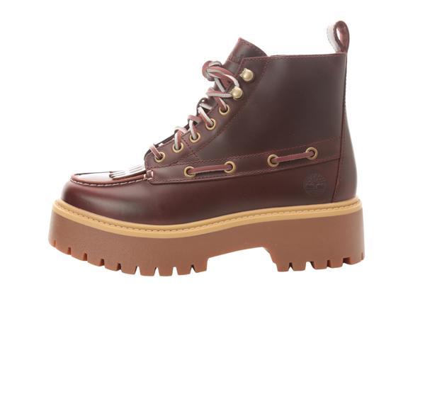 B0A27YZEIW1-R Timberland Stone Street Mıd Lace Up Boot Kadın Bot Ve &Ccedil;izme Kahve - Image 1