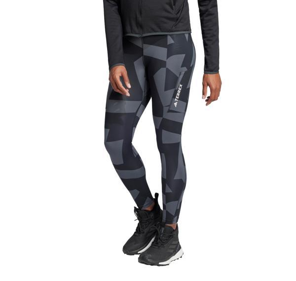 JF1270-K adidas W Mt Tıghts Aop Kadın Tayt Siyah - Image 1