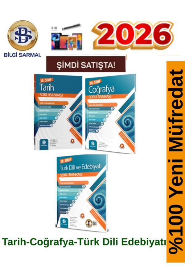Bilgi Sarmal 2026 10.Sınıf T Dili Eb.-Tarih-Coğ. %100 Yeni Video Çöz. Soru Bankası+Android Kalem - Bilgi Sarmal Yayınları - Image 1