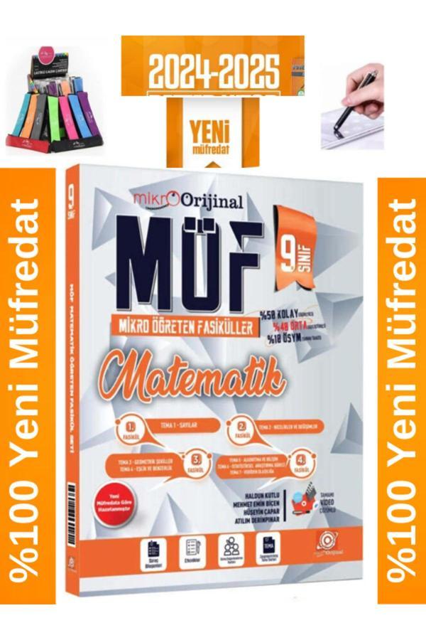 2026 9.Sınıf Mikro Orijinal Matematik Konu Anlatımlı Fasikül Seti+Android Kalem+Kalemlik - Orijinal Yayınları - Image 1