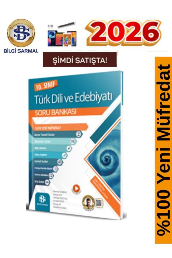 Bilgi Sarmal 2026 10.Sınıf Türk Dili Edebiyatı %100 Yeni Müfredat Video Çözümlü Soru Bankası - Bilgi Sarmal Yayınları - Image 1