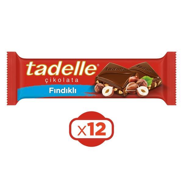 Tadelle Fındıklı Tablet Çikolata 30 gr x 12 Adet - Image 1
