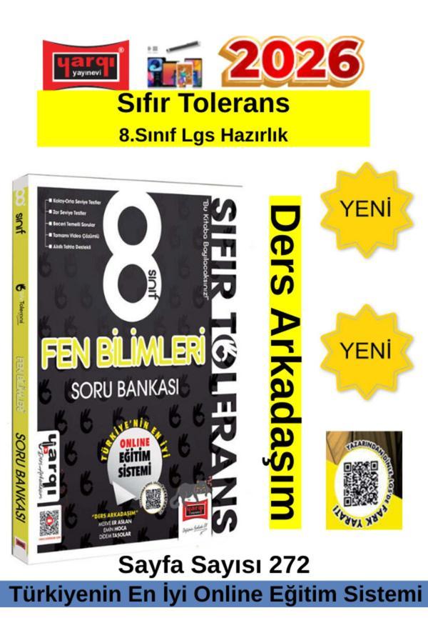 Yargı 2026 Sıfır Tölerans 8.Sınıf Lgs Hazırlık Fen Video Çözümlü Soru Bankası - Yargı Yayınları - Image 1