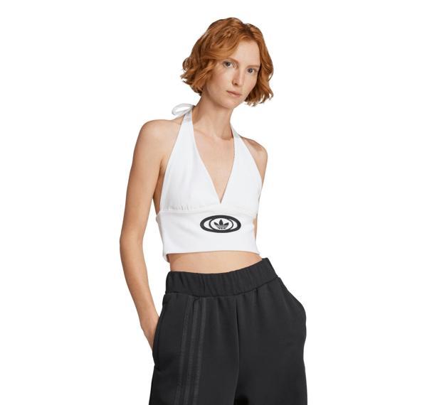 KC8801-K adidas Campus V Top Kadın T-Shirt Beyaz - Image 1