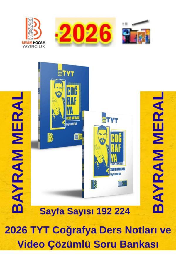 Benim Hocam 2026 Tyt Coğrafya Ders Notları Ve Video Çözümlü Soru Bankası Seti+Kalem(Yeni Ürün) - Benim Hocam Yayınları - Image 1