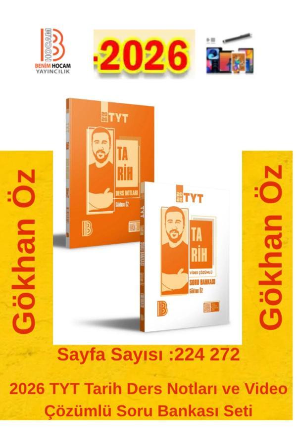 Benim Hocam 2026 Tyt Tarih Ders Notları Ve Video Çözümlü Soru Bankası Seti+Android Kalem(Yeni Ürün) - Benim Hocam Yayınları - Image 1
