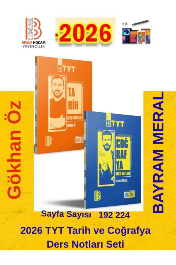 Benim Hocam 2026 Tyt Tarih Ve Coğrafya Ders Notları Seti+Android Kalem(Yeni Ürün) - Benim Hocam Yayınları - Image 1